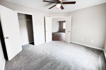 Ceiling fans in select homes